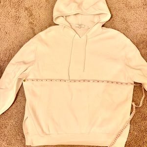vince oversized cotton hoodie
